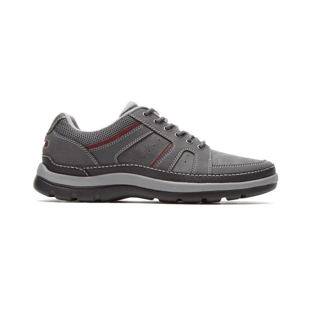 Rockport Mens Sneakers Dark Grey - Get Your Kicks Mudguard Blucher - UK 295-DWQKCV